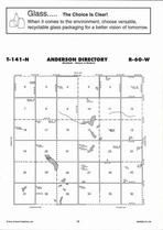 Anderson Township, Goose Lake, Directory Map, Barnes County 2007